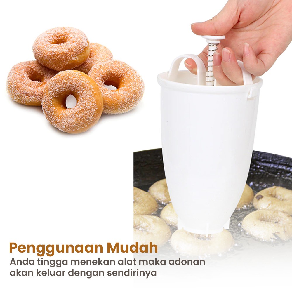 Cetakan Donat, Alat Pembuat Adonan Donat Cetakan Donat Cair Alat Pembuat Donat Drop Donat Maker