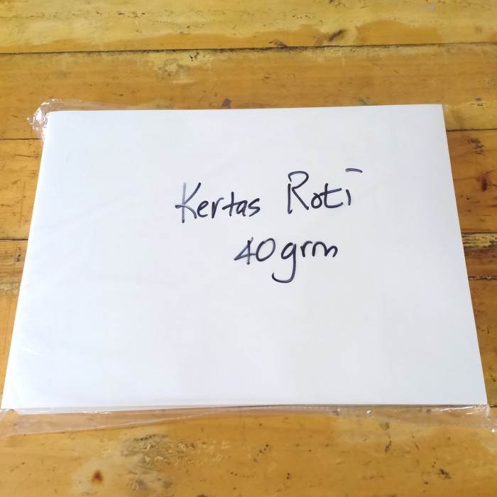 

TERBARU Kertas Roti / Burger/ Anti Minyak / 37.5 cm x 25 cm, 1 rim - 25 xc 33 cm