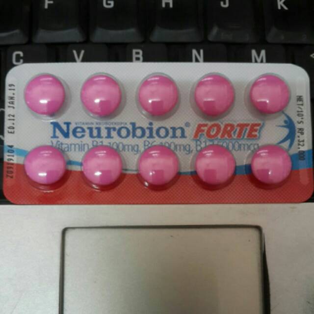 Neurobion Forte / Neurobion 5000 / pink / merah