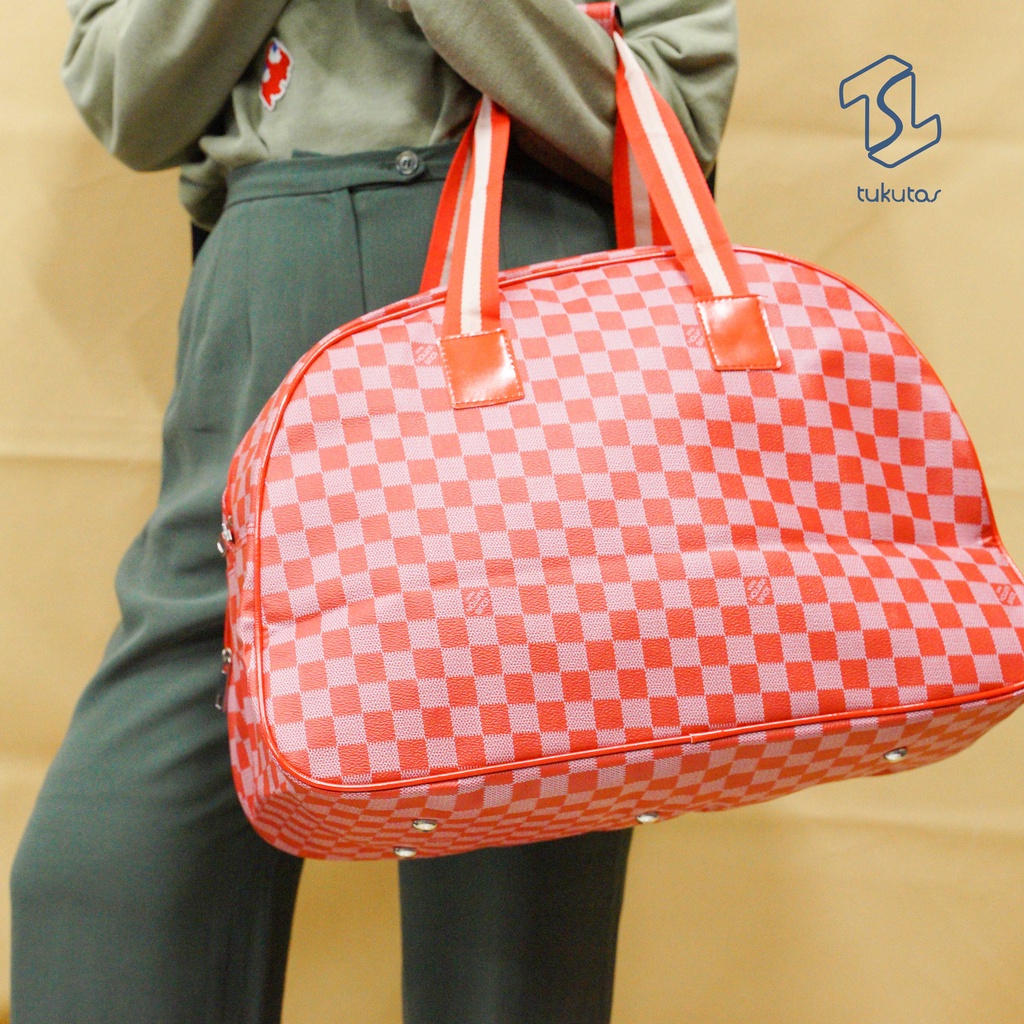 HYBRAND [TP.MOTIF] - TAS TRAVEL BAG LV DAMIER TAS PAKAIAN TAS DUFFEL TAS WANITA UNISEX