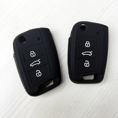 VW POLO GOLF TIGUAN Cover Sarung Kondom Silikon Silicon Keyshirt Remote Kunci Mobil