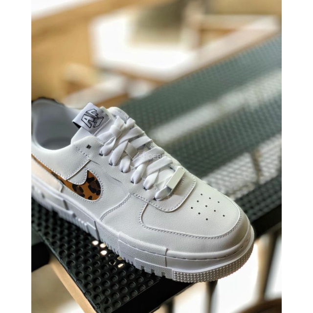 nike air force 1 pixel white leopard