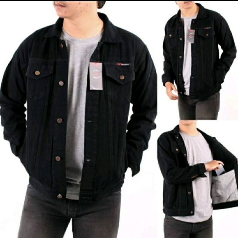 Jaket jeans jumbo jaket jeans ukuran besar XXL - XXXL