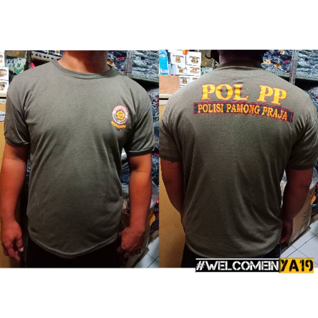 Kaos Oblong POL PP Pamong Praja