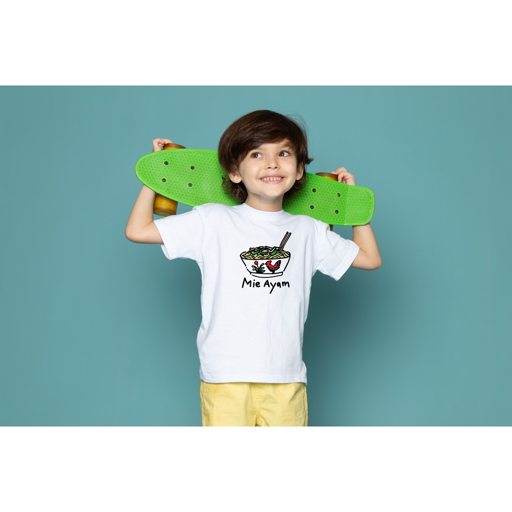 Kaos Anak Cowok Cewek Mie Ayam Heykenes