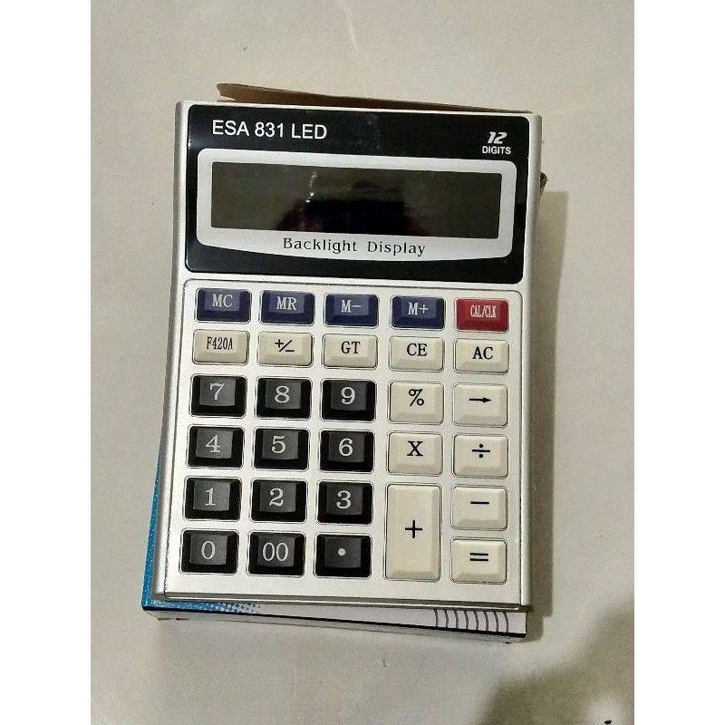 

Kalkulator esa 831 LED 12 digit