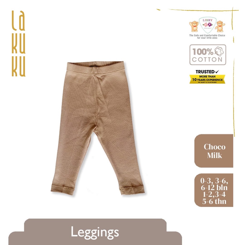 Lakuku - Libby Baby Celana Legging Bayi Anak seri Set A Unisex