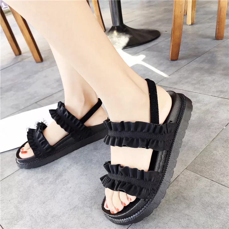 Sandal Wanita SHILLA / Wedges Sandal Terbaru Best Seller WDS 211