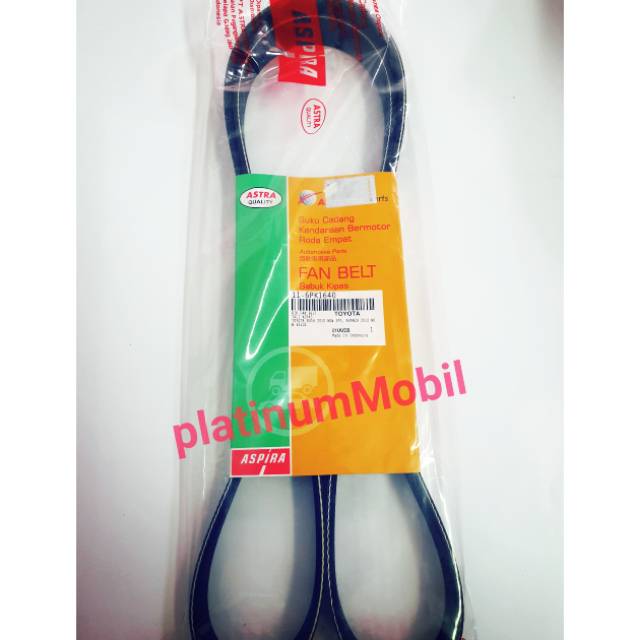 RIB FANBELT 6PK1640 TALI KIPAS TOYOTA RUSH 2010-NOW EPS / AVANZA 2012 NOW VELOZ