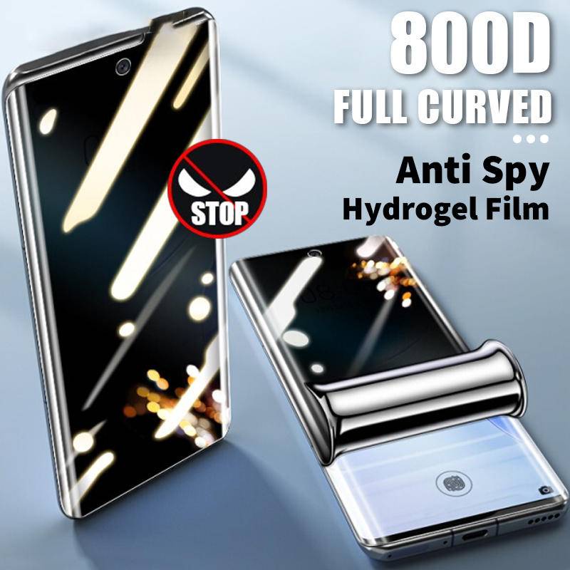 Film Pelindung Layar Hydrogel 800D Anti Spy Untuk Huawei Honor X30i X20SE X20 X30 X10 Max V40 V30 Pro 6T 5 5T 4 4T Pro