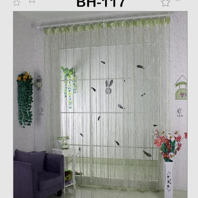 Tirai Rajut Gliter BH-117