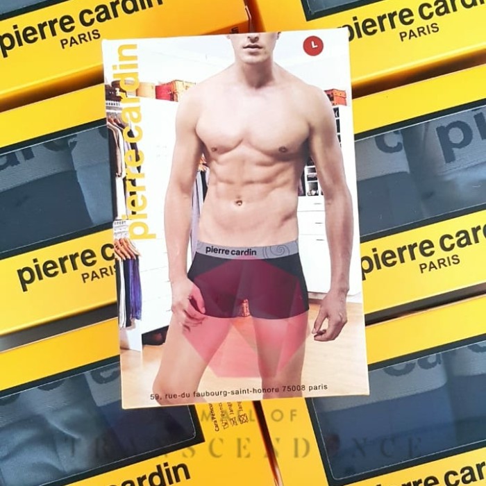 Celana Dalam Underwear Boxer Pria Katun - Pierre Cardin PC 252 / PC252 - Isi 2 pcs