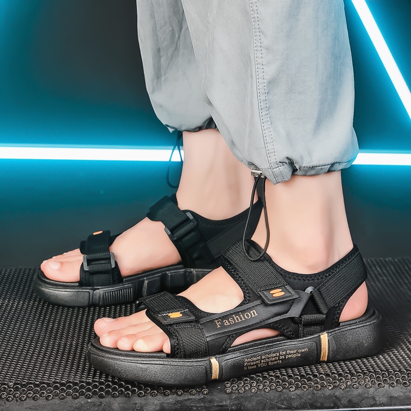 【COD &amp; Kirim Hari ini】Sendal Pria Sol Lembut Tidak Licin - Sandal Pria - Sendal Gunung Pria - Sandal Gunung Pria - Sendal Pria Kakinien - Sendal Cowok Kekinian - Sendal Pria Casual - Sendal Kasual Pria - Sendal Fashion Pria - Sepatu Sandal Pria