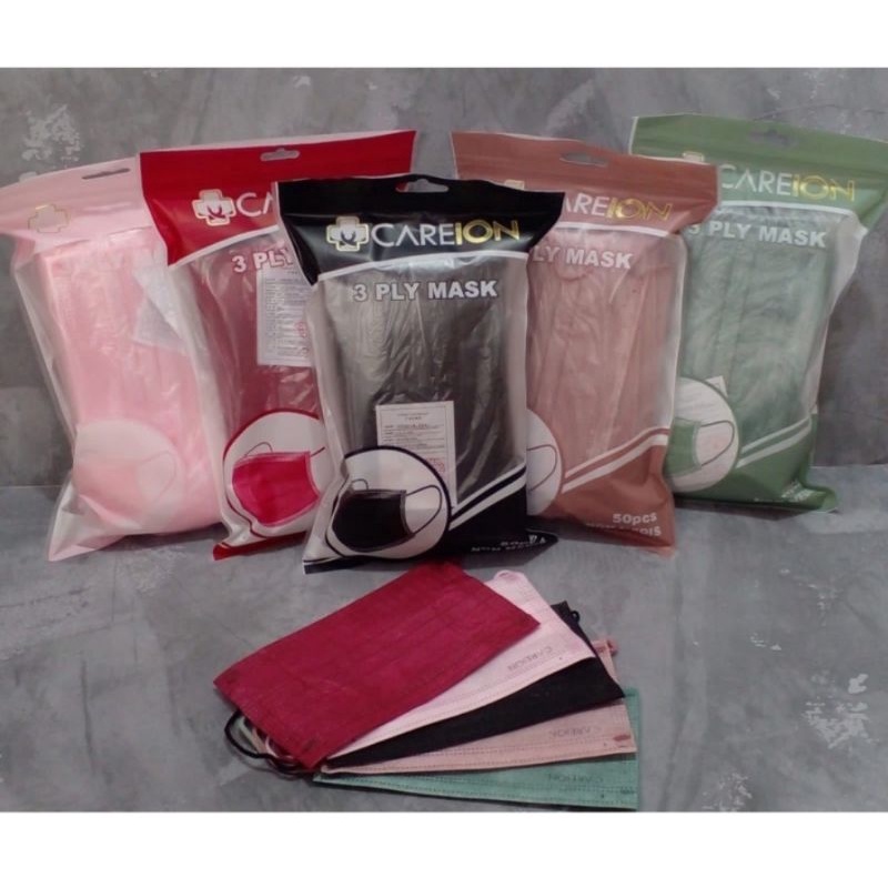 MASKER CAREION EARLOOP ISI 50 ORI