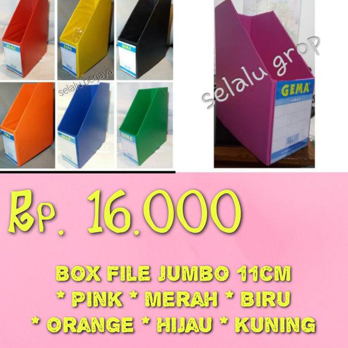 

BOX FILE PVC JUMBO 11CM - Kuning