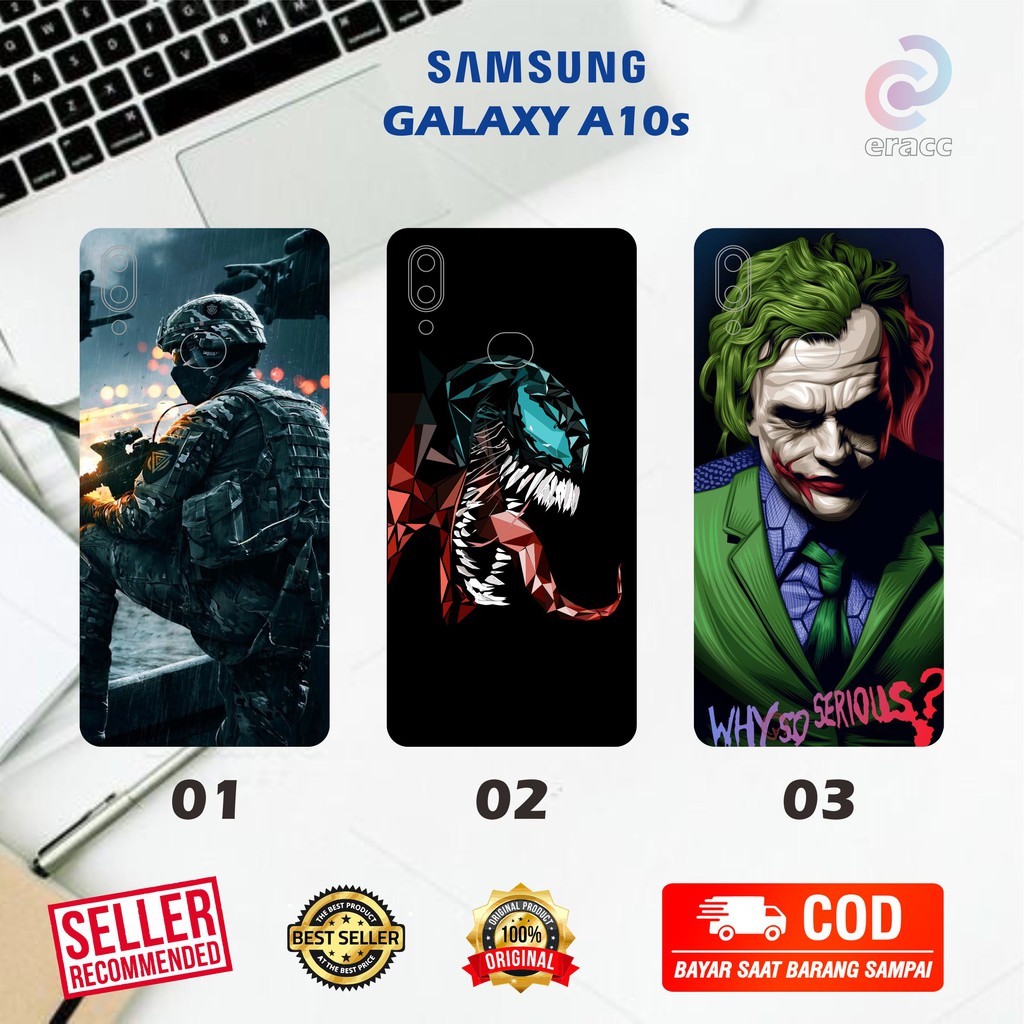 GARSKIN SAMSUNG A10 A10S BISA CUSTOM