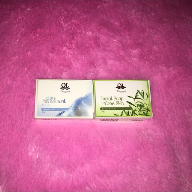 QL COSMETIC SKIN TRANSPARANT SOAP (sabun muka)
