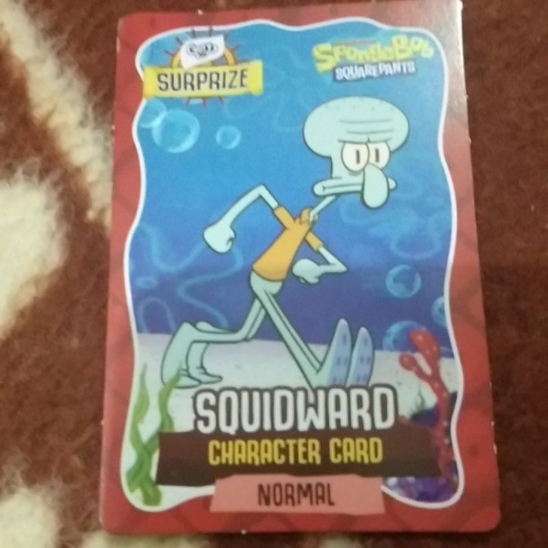 Kartu Gery Surprize Spongebob (Squidward normal)