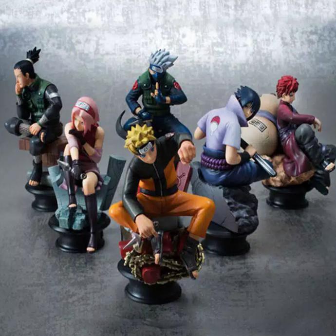 Mainan Action Figure Naruto Sasuke Sakura Kakashi Gaara Bagus Dan Berkualitas Shopee Indonesia