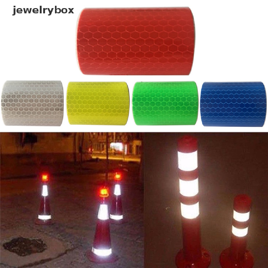 Tape Stiker Reflektif Ukuran 5cm x 1M Untuk Peringatan Keamanan