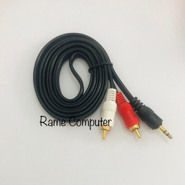 Kabel RCA 3,5mm Merah Putih - Untuk Speaker Aktif