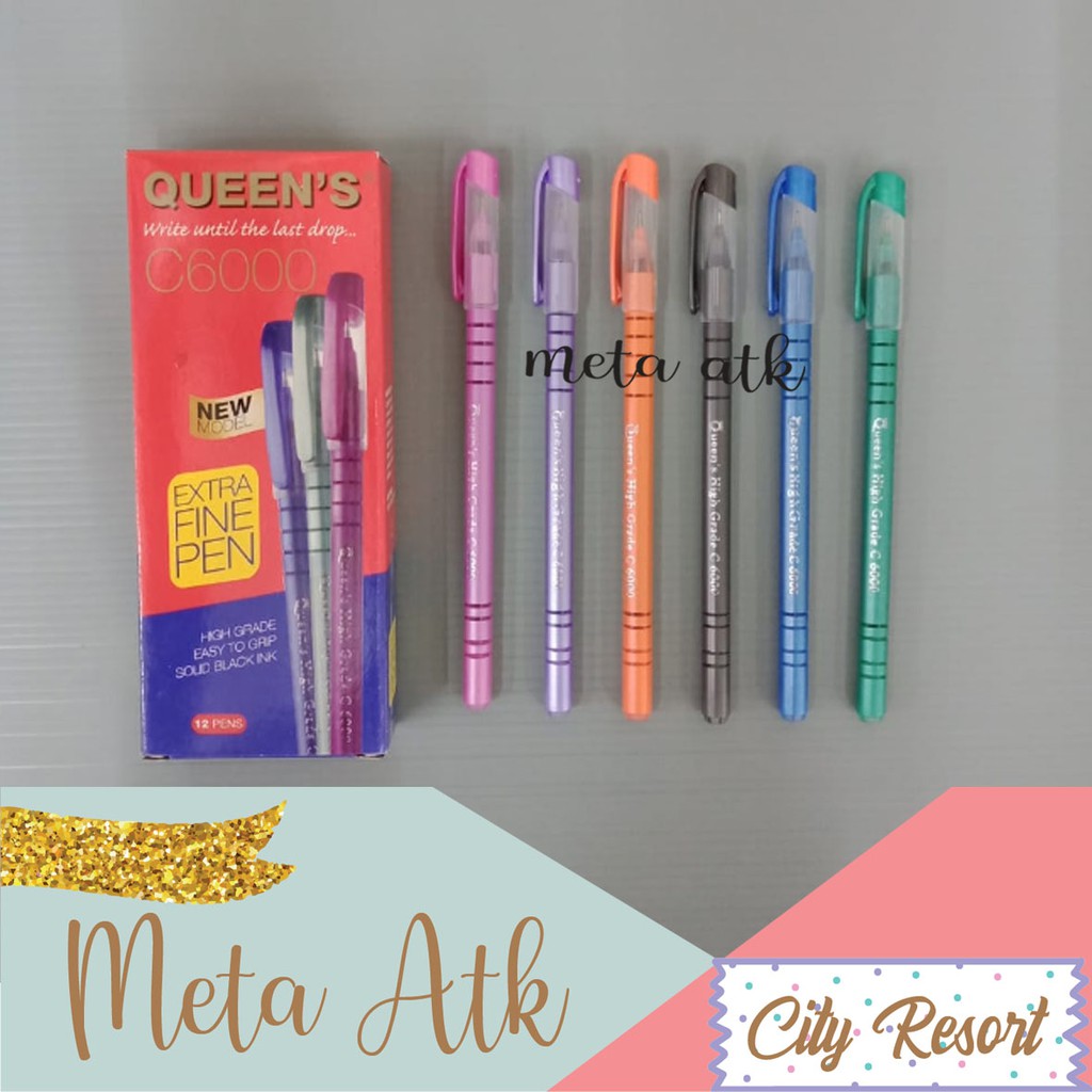 

Pulpen Faster C6000 Queen 1pak isi 12