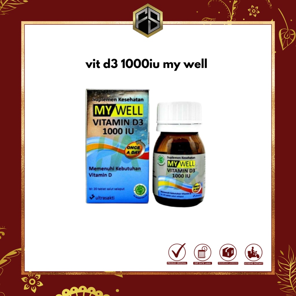 My Well Vit D3 1000iu