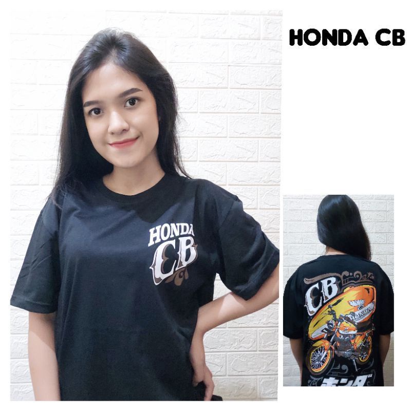 KAOS DISTRO HONDA CB UNISEX PENDEK