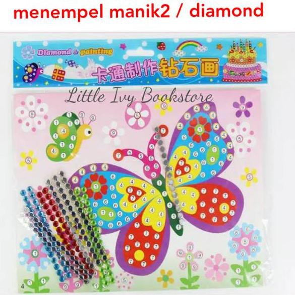 

Mall DIY Mosaic Diamond Sticker (Painting) Menempel Manik Bling. Mainan Edukasi Anak