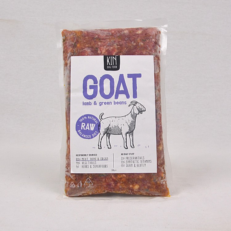 

KINDOGFOOD Makanan Anjing Raw GOAT , Lamb and Green Beans 500gr