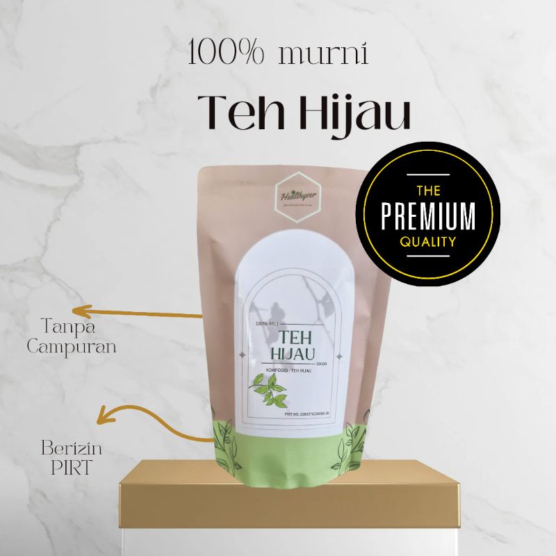 

HV Heathyver Bubuk Teh Hijau 200 g Green Tea Powder Greentea Pure Serbuk Daun Murni