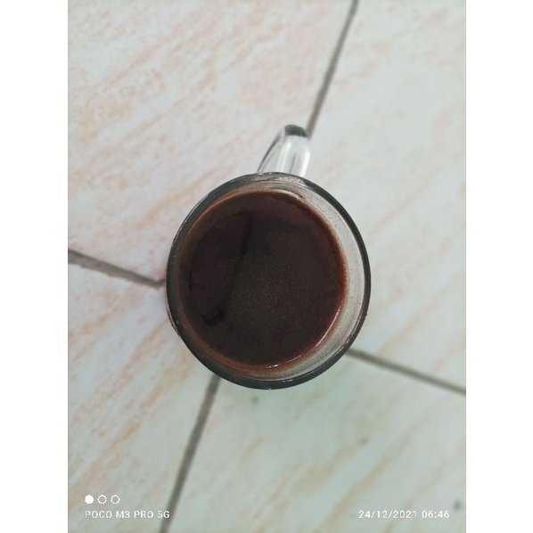 

kopi liong bulan (kopi+gula) aroma yang sangat khas
