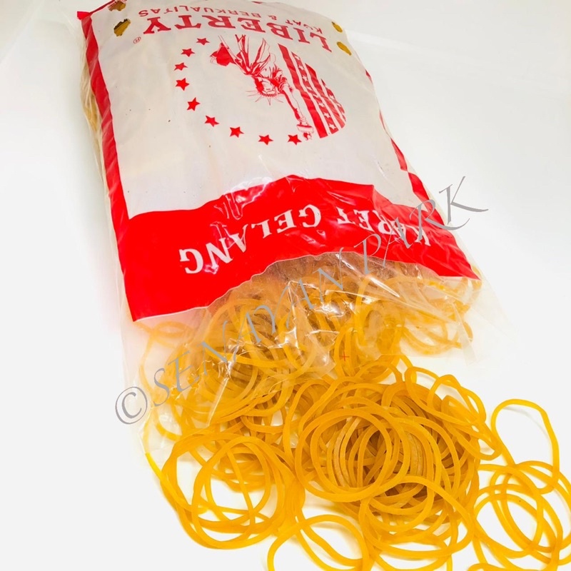 KARET GELANG KUNING LIBERTY 500 GRAM ORIGINAL 500GR TERKUAT DI BUMI PROMO SEN