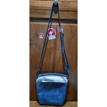sling bag abu putih (monza bag)