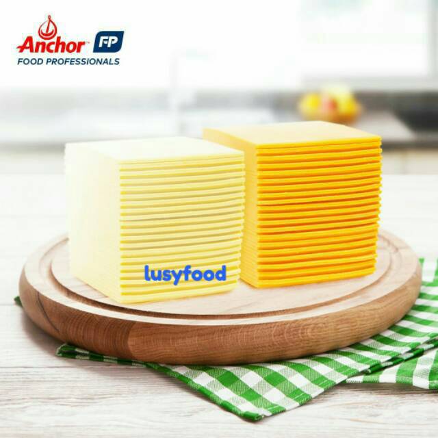 

RK 01 Anchor Slice Orange 28slc Keju lembaran burger meleleh
