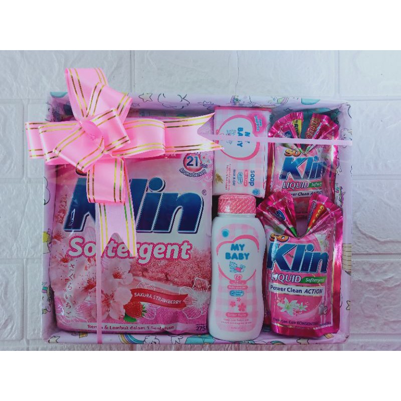 Parsel bayi parsel sambang bayi 23k BUTIK ANNISA-Pink