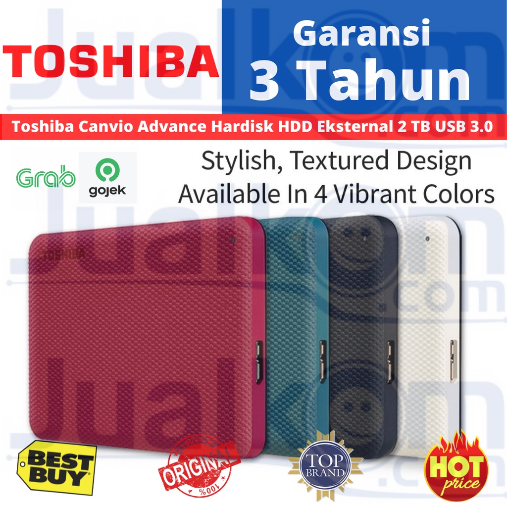 Toshiba Canvio Advance 2TB Hardisk Eksternal  2.5&quot; USB 3.0