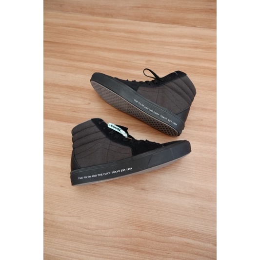 Vans Comfycush Sk8 Hi x Neighborhood Black Original Resmi