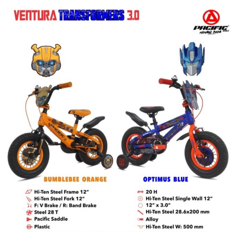 Sepeda Anak BMX 12 Inch Pacific Ventura Transformer 3.0