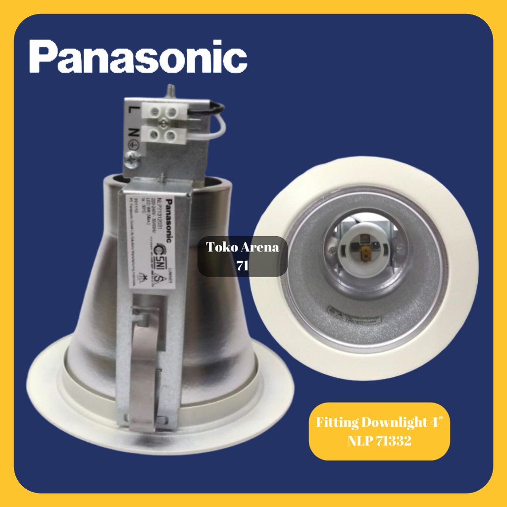 PANASONIC Fitting Downlight 3" Silver NLP 71232