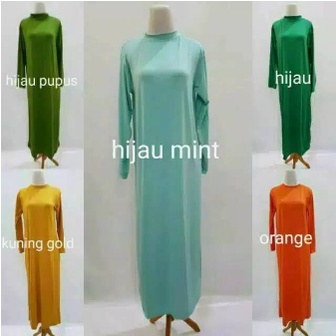 [TERLARIS] &gt;40 WARNA DALAMAN GAMIS MANSET JERSEY SPANDEK | DALAMAN POLOS | INNER KAFTAN BISA COD IMF