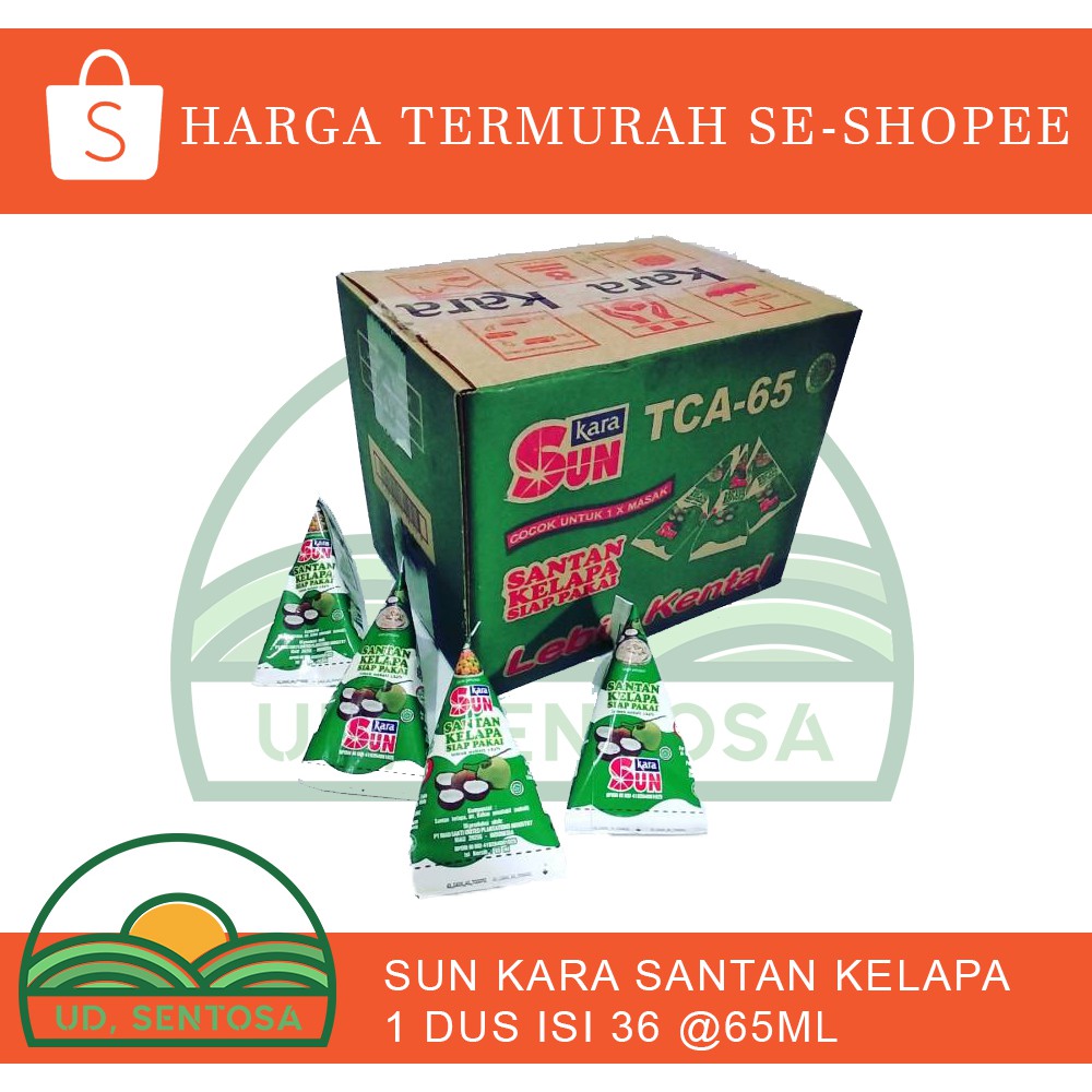 

READY ! Sun Kara Santan Kelapa Karton isi 36 @65ML