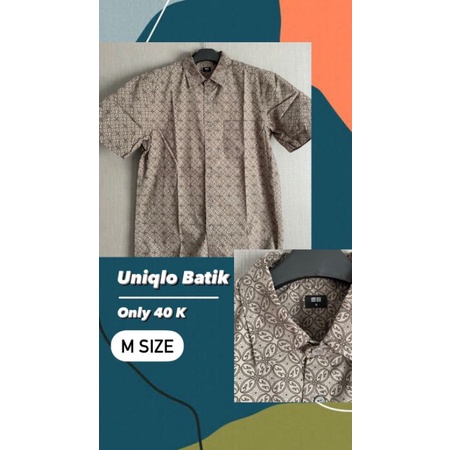 Preloved Uniqlo Batik