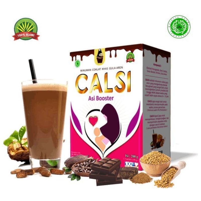 Calsi ASI Booster - Minuman  Penambah Asi Boster(G0D6) Tiga hari langsung lancar ngocor Asi Asi Boos