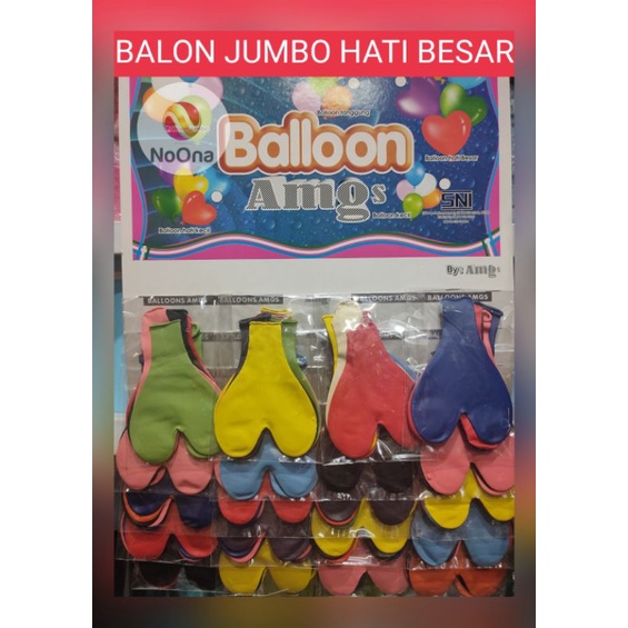 Balon karakter balon jumbo balon hati balon latex balon renteng