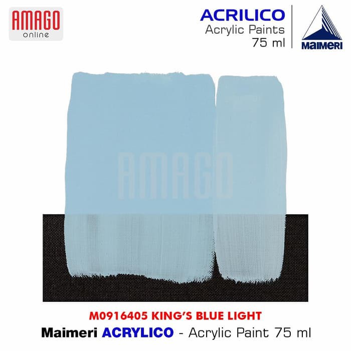 MAIMERI ACRILICO - ACRYLIC PAINT - KINGS BLUE LIGHT - 75ML - M0916405