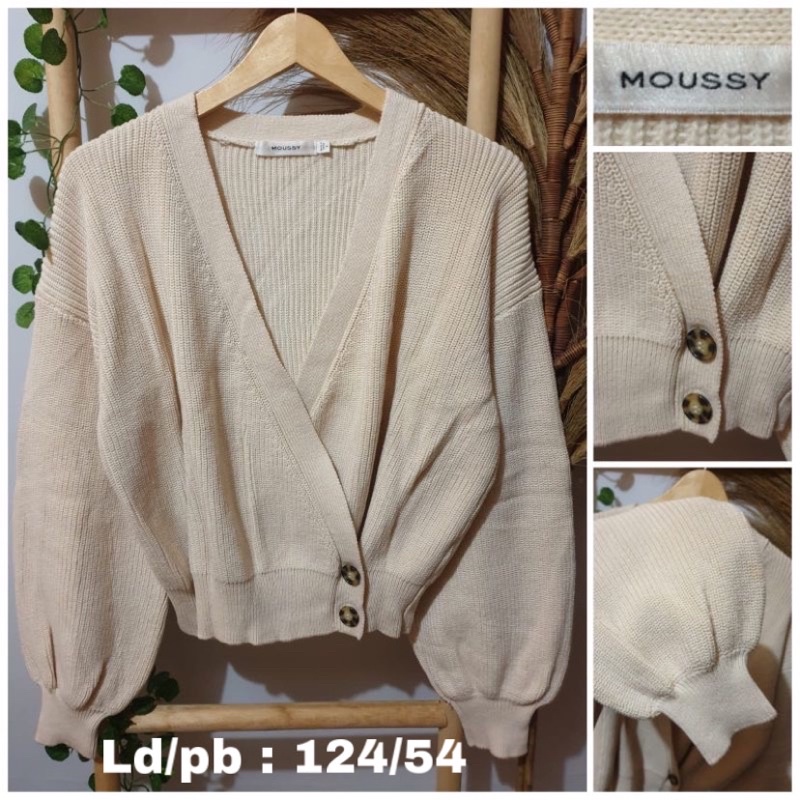 Cardigan Wanita Beige Moussy