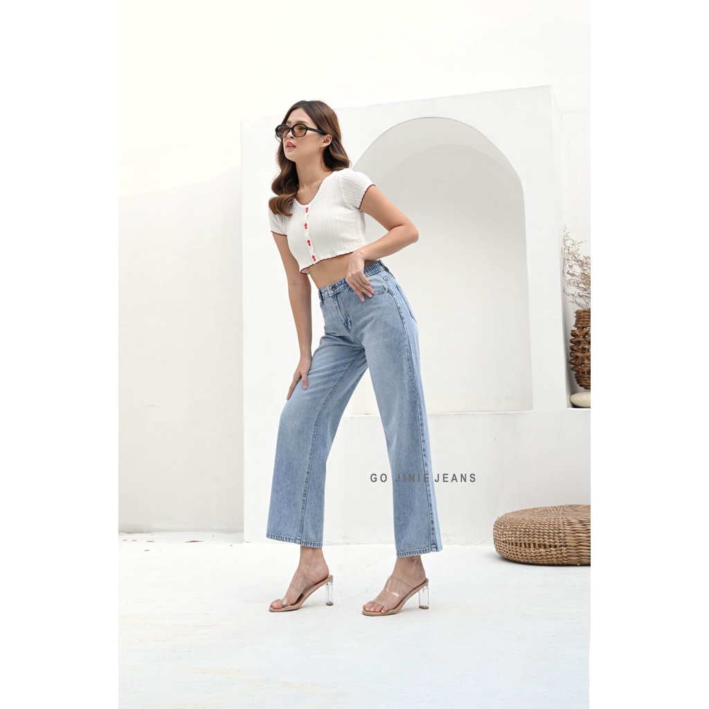 GOJINIEJEANS - Highwaist Comfort Cullotes Jeans - 4433 - COMFORT CULLOTES