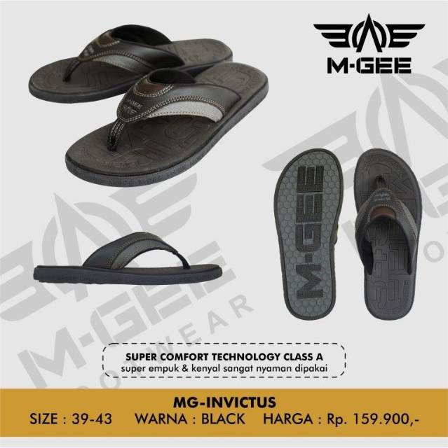 Sandal MGee M-Gee MG Invictus Casual Pria Original Kualitas Premium