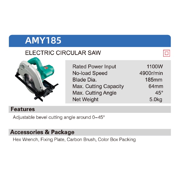 AMY185 - DCA Circular Saw